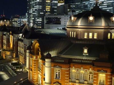 東京の２大レトロ駅舎の夜景撮ってみた