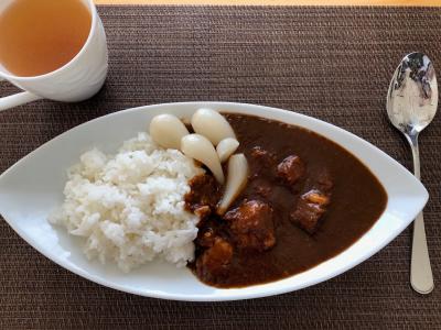 おうち de JALラウンジカレーと機内スープ