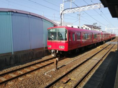 【名古屋出張】鉄道を見ただけで旅行気分になるサラリーマンのコロナ禍の行動。名鉄は赤いね。