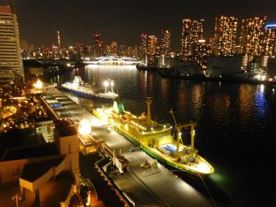 東海汽船「さるびあ丸」横浜（大桟橋）→東京（竹芝桟橋）乗船と「インターコンチネンタルホテル東京ベイ」
