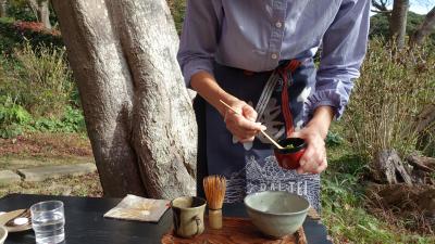 鎌倉山のらい亭で「お抹茶体験プラン」