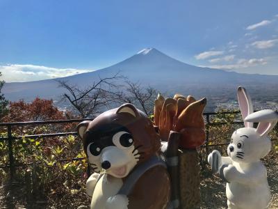 河口湖の旅①(富士山パノラマロープウェイ・音楽と森の美術館・もみじ回廊）