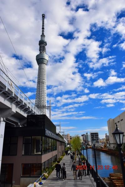 【東京散策112】 スカイツリーから浅草までの最短遊歩道、東京ミズマチとすみだリバーウォークを歩く