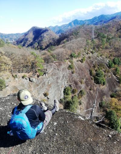 岩殿山から稚児落しへ