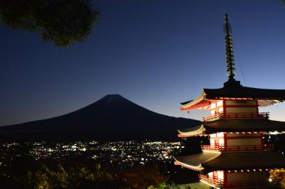 一人富士山ドライブ　　初日　忍野八海・富士浅間神社巡り・身延山久遠寺参拝