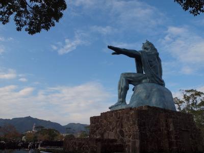 秋の長崎１人旅No.３　世界の平和について考える　平和公園散策　７年付き合ったペンとの別れ