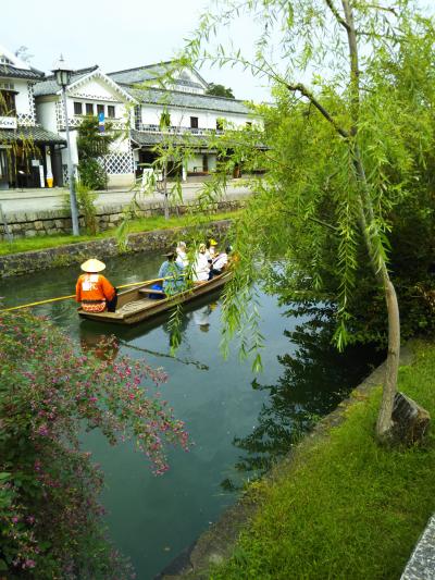 人力車に乗って倉敷美観地区を３０分楽しみました。（２０２０年１０月３日）