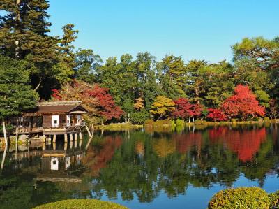 紅葉の金沢(２)朝の兼六園、主計町、近江市場