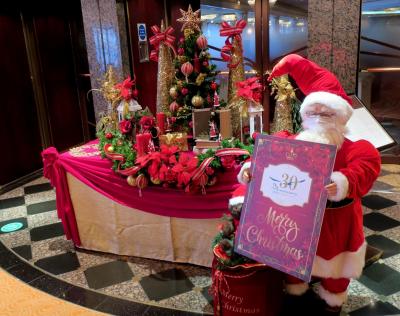 飛鳥Ⅱ 神戸クリスマス2020: 待望のクルーズ船の運航再開!まずは手始めにそろりとワンナイトで。