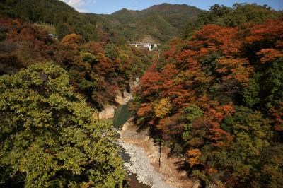 紅葉と湯めぐりを楽しみに美肌の湯・四万温泉へ