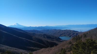 大月市・秀麗富嶽十二景2番『小金沢山』と『牛奥ノ雁ヶ腹摺山』