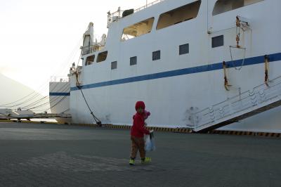 4歳母子旅　in 鹿児島7日間～鹿児島から屋久島のフェリーは子連れ神レベル！フェリーの内部と港を探検編#4～