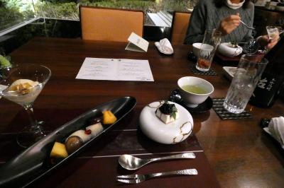 １２．秋のエクシブ山中湖1泊　日本料理 花木鳥の夕食　