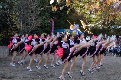 三島市立公園 楽寿園　アオハル高校文化祭 in 楽寿園　チアリーディング全米大会優勝の日大三島高等学校応援部の演技