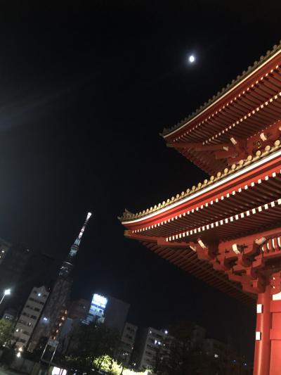 夜の浅草散策今戸神社