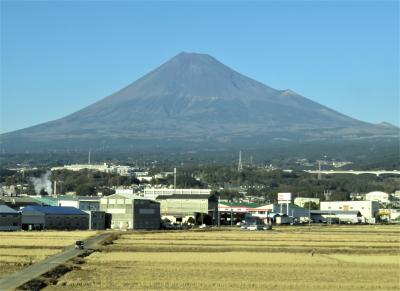 迎春！（雪のない富士山！）