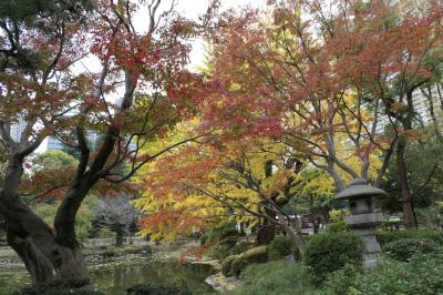 初冬の東京旅♪　Vol.26　☆「日比谷公園」：美しい紅葉の日本庭園♪