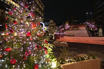 初冬の東京旅♪　Vol.28　☆「東京ミッドタウン日比谷」：美しいクリスマスイルミネーション♪