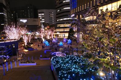 初冬の東京旅♪　Vol.29　☆「東京ミッドタウン日比谷」：美しいクリスマスイルミネーション♪
