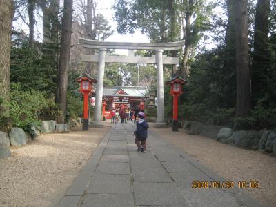 2008年1月・馬橋稲荷神社＜防犯餅つき大会＞