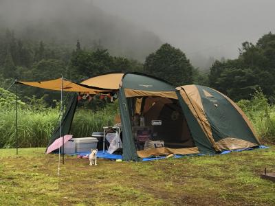 無印良品津南キャンプ場で2泊3日のキャンプ　前半
