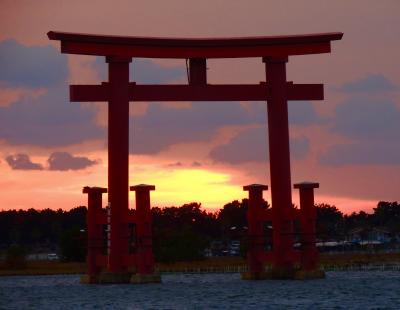弁天島でサイクリング、舘山寺温泉は閑散時