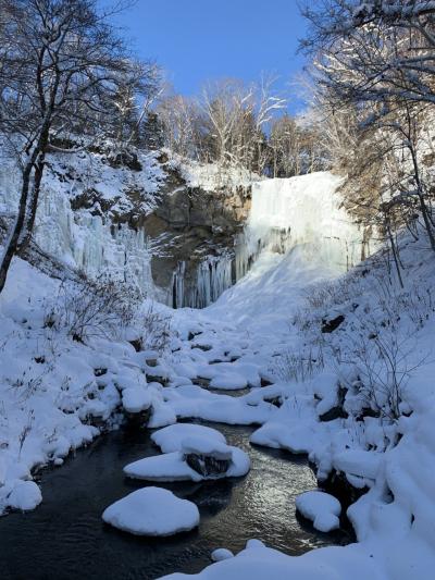2021年1月　厳冬期の氷瀑と日帰り温泉