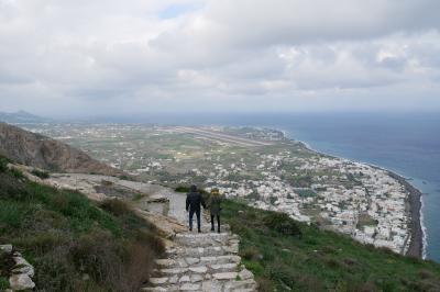 チェコとギリシャ　6日目　サントリーニ、ティラ遺跡