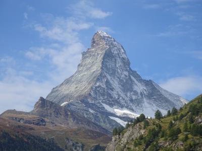 絶景が広がるアルプスの山歩きと鉄道の旅：スイス、リヒテンシュタイン旅行【３９】（2019年秋 ７日目④ また来るよ！マッターホルン）