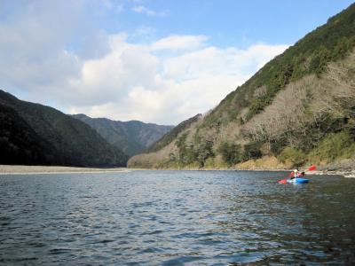 冬の四万十川をカヌーで下る　四国旅2020冬　その3