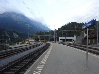 絶景が広がるアルプスの山歩きと鉄道の旅：スイス、リヒテンシュタイン旅行【４５】（2019年秋 ７日目⑩ ライヘナウタミンス トリック）