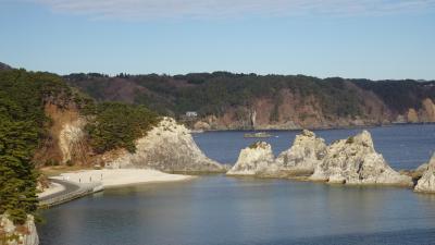 三陸リアス鉄道と海の幸を楽しむ２　浄土ヶ浜　龍泉洞　