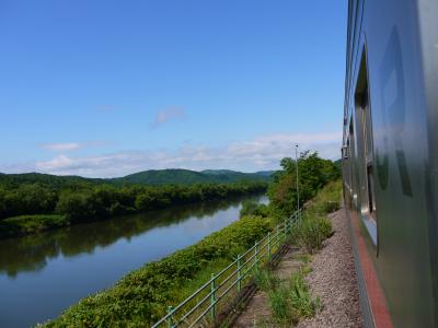 2020夏～秋　北海道にプチ移住【突然のお盆休み！青春18きっぷで宗谷本線駅巡りへ】③天塩川沿いを爽快列車旅（乗ってるだけ）