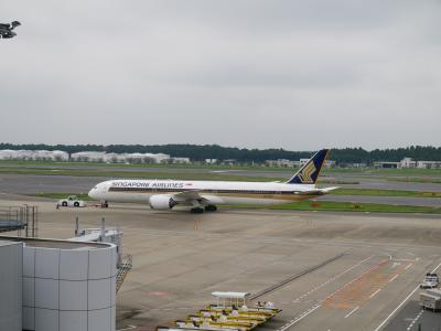 【2020年9月】成田空港でシンガポール航空を見送る
