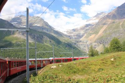 世界遺産　ベルニナ鉄道