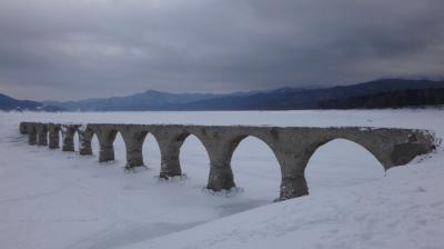 凍った湖の上を歩いてみた。