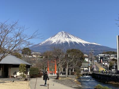 2021年2月　富士宮＆富士川で富士山鑑賞