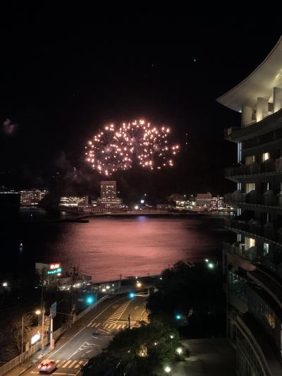 花火をみたくて熱海旅行１