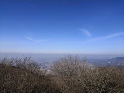 花粉が本格化する前に　筑波山