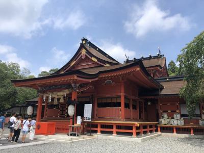 2019年8月　表富士キャンプからの富士山本宮浅間大社など