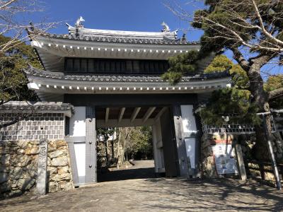 2021年02月　渥美半島花巡り　田原城址と渥美半島のユニークな道の駅