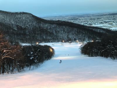 2021年2月の北海道スキー、久々の藻岩山と定番の札幌国際、サホロではパウダーを楽しみました