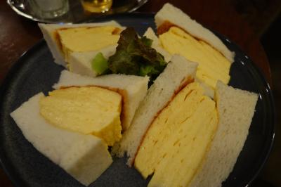 20210228-1 京都 喫茶ガボール、コロナの玉子サンド