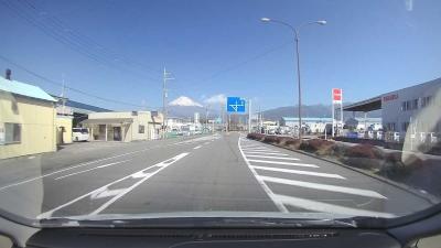 富士山の日に… 2021.02.23 ③水ヶ塚公園～自宅