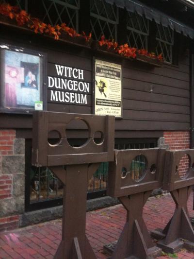 マサチューセッツ州 セーラム(大田区と姉妹都市)　－　魔女の地下牢博物館もありました。