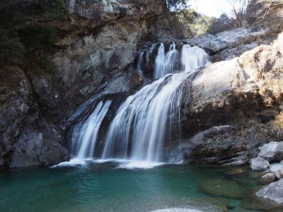 高知県滝めぐり（３）　滝メグラーが行く１５５　滝見は楽チンだけど運転がタイヘンです　アメガエリの滝　高知県土佐町