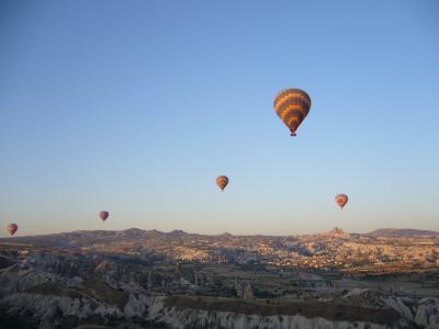トルコ　絶景と歴史を感じるの旅　その３　カッパドキア　気球でふわふわ編