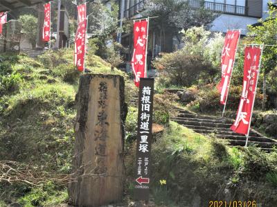 箱根旧東海道・石畳の道を歩く：湯本温泉に泊まる