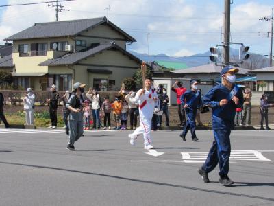 2021年3月29日青空の下栃木県を聖火ランナーが走りました。（那須塩原市）