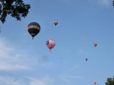 アメリカ　ミシガン州　ハウエル　気球フェスティバル